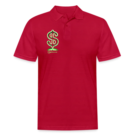 Dollar - Männer Poloshirt - cherry red
