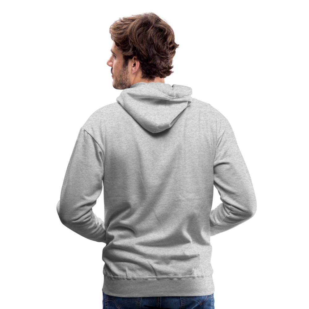 Showroom - Männer Premium Hoodie Spreadshirt - Grau meliert