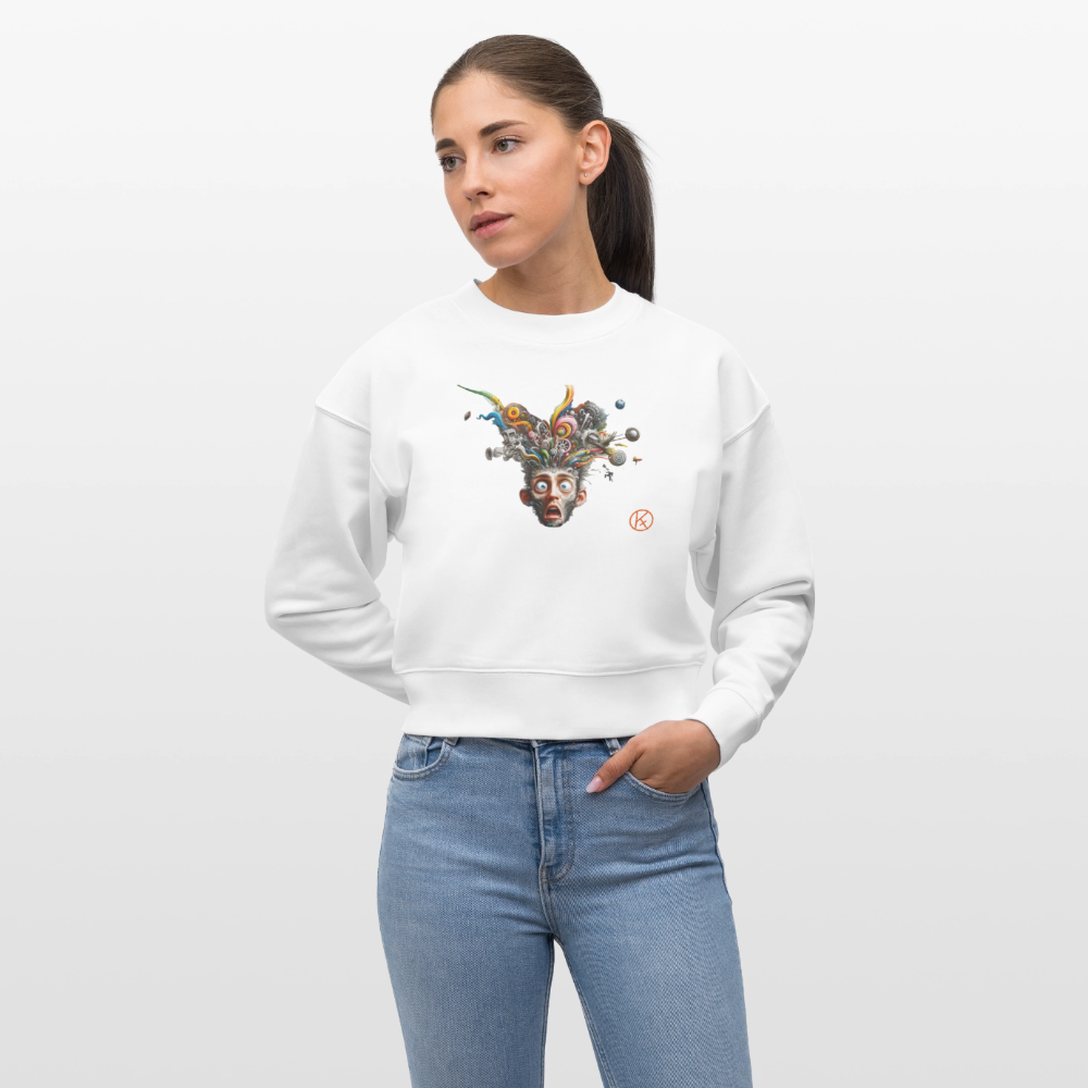 Showroom - Stanley/Stella Cropped Frauen Bio-Sweatshirt CROPSTER Stanley Stella - Weiß