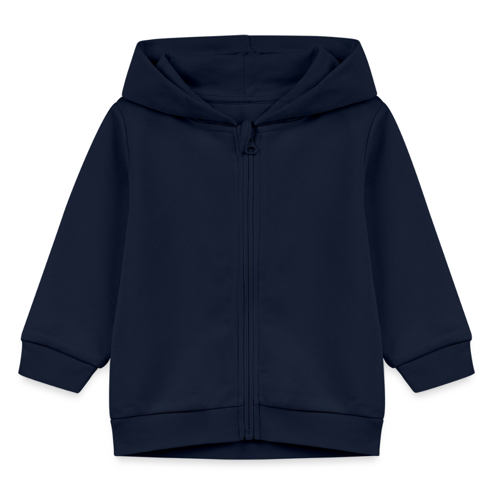 Little Puffin-Druck nur hinten  - tierisches - Stanley/Stella Bio Zip Hoodie - Navy