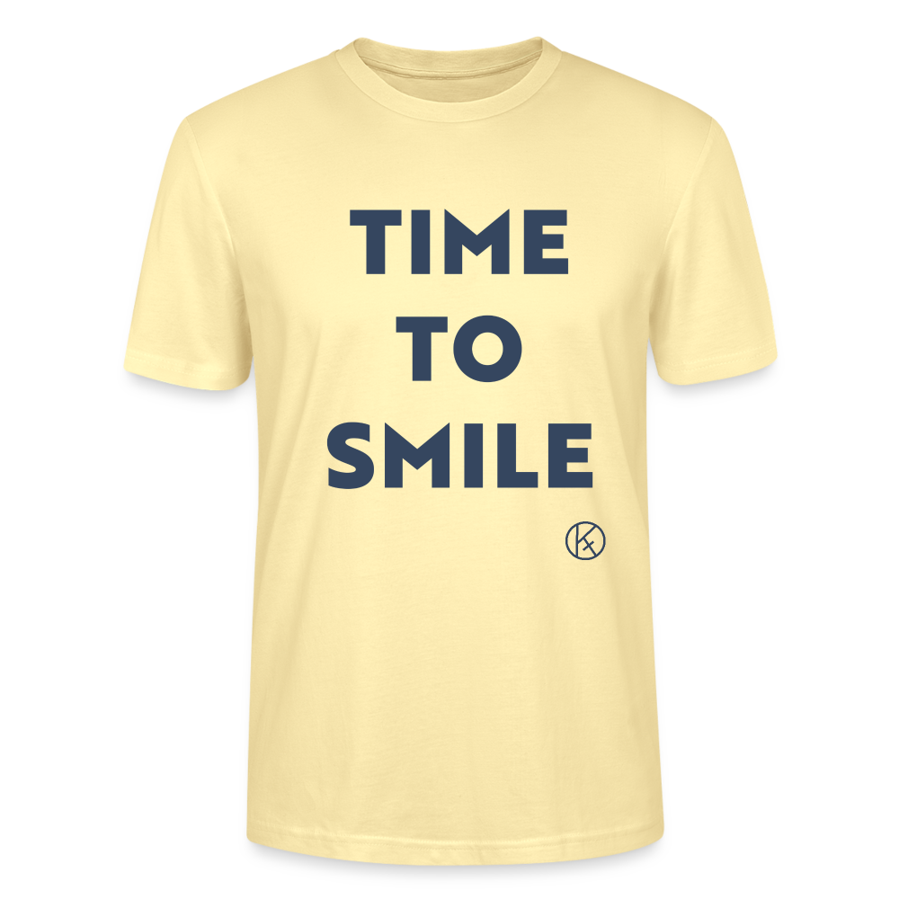Time to smile  -  Stanley/Stella Unisex T-Shirt CRAFTER - Creme