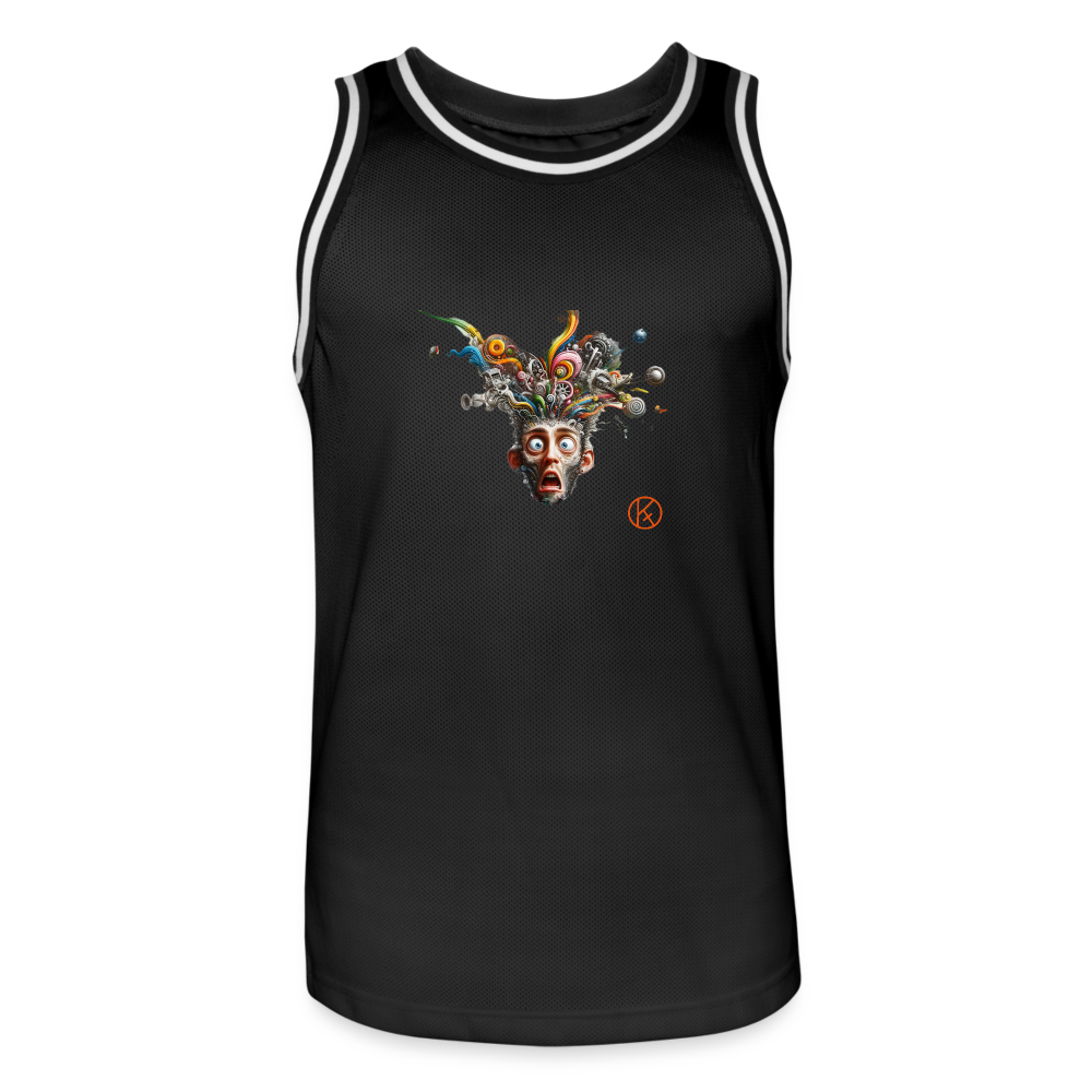Showroom -  Basketball-Trikot - Schwarz/Weiß