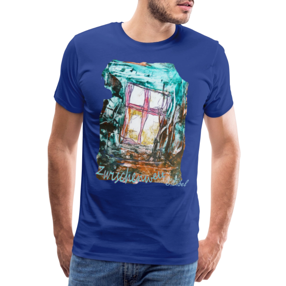 Zwischenwelt - eibelartig -   Männer Premium T-Shirt - Königsblau