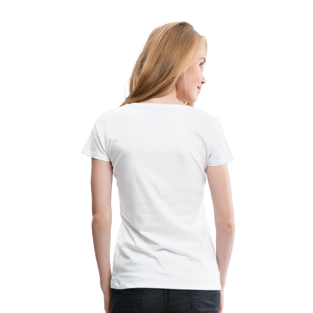 crazy - witzig - Frauen Premium T-Shirt Spreadshirt - Weiß