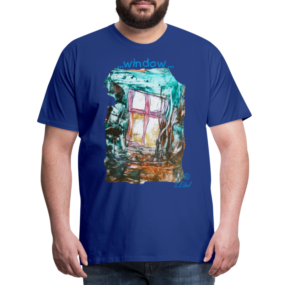 Window - eibelartig - Männer Premium T-Shirt - Königsblau