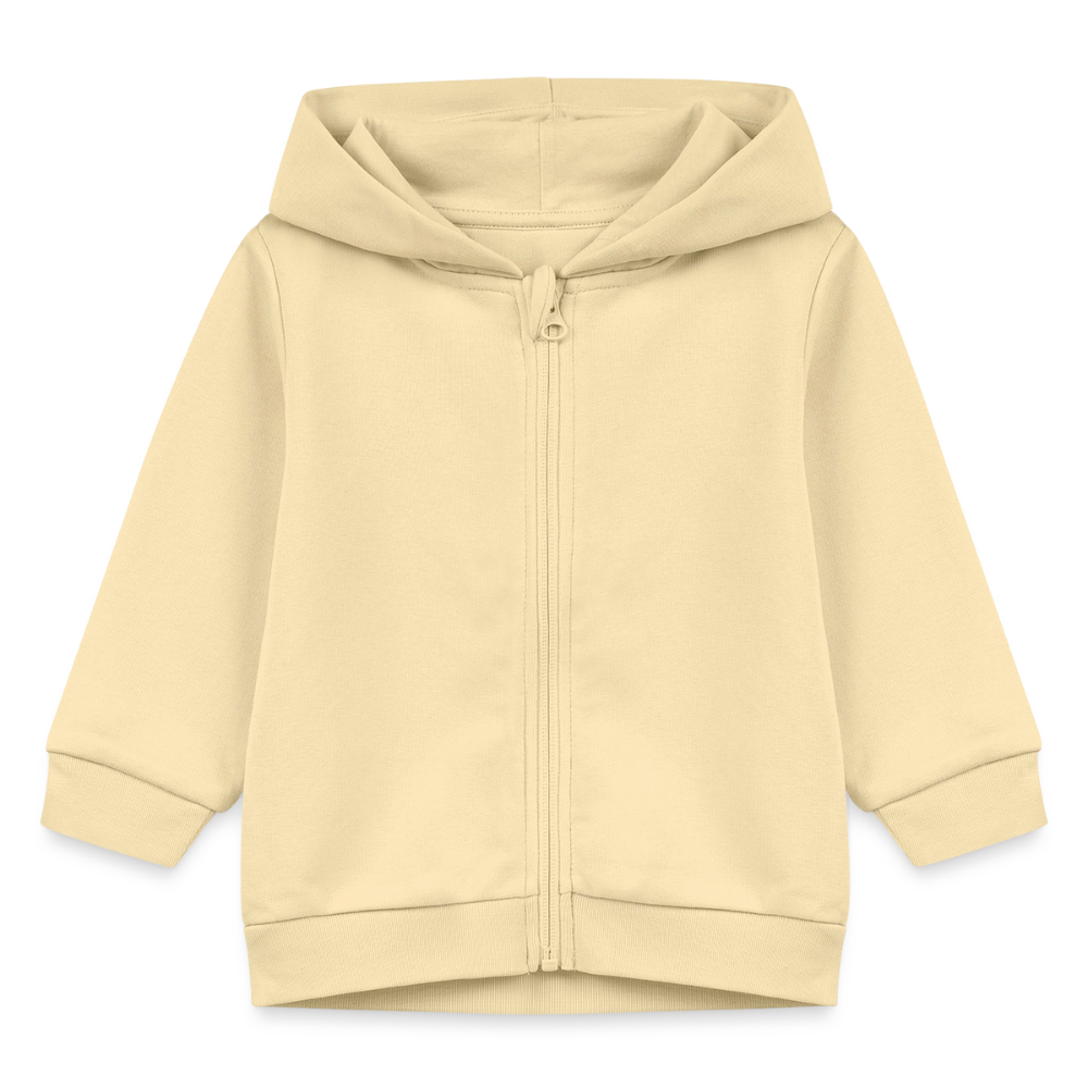 Little Puffin-Druck nur hinten  - tierisches - Stanley/Stella Bio Zip Hoodie - Creme