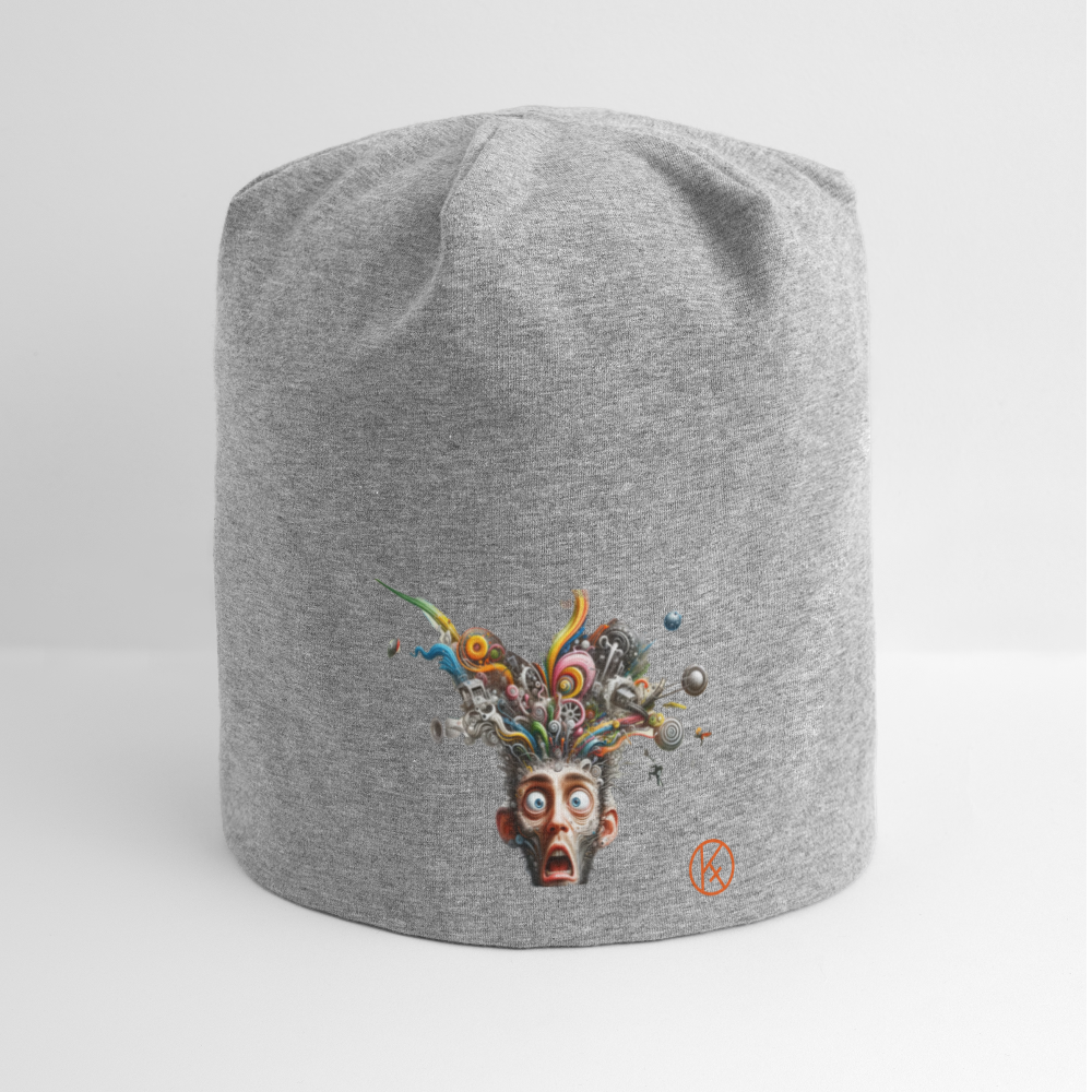 showroom - Jersey-Beanie - Grau meliert