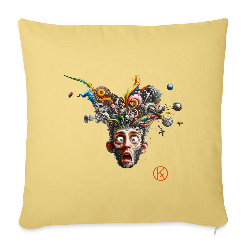 Showroom - Sofakissen mit Füllung 44 x 44 cm - Hellgelb