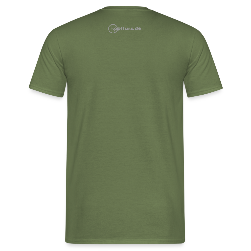 Guitar is my therapy - Männer T-Shirt - Militärgrün