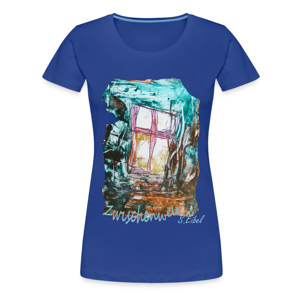 Zwischenwelt -  eibelartig -  Frauen Premium T-Shirt - Königsblau