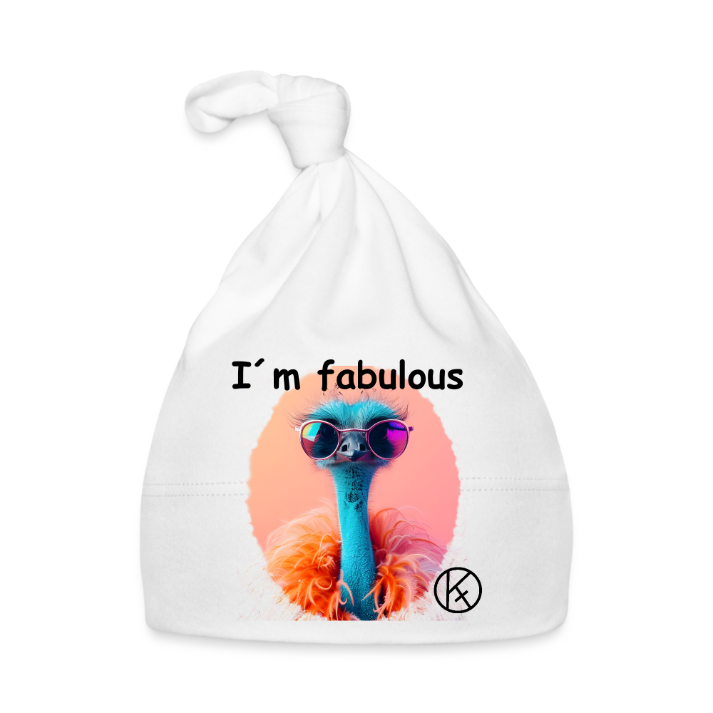 fabulous-baby-strauss - tierisches - Baby Mütze - Weiß