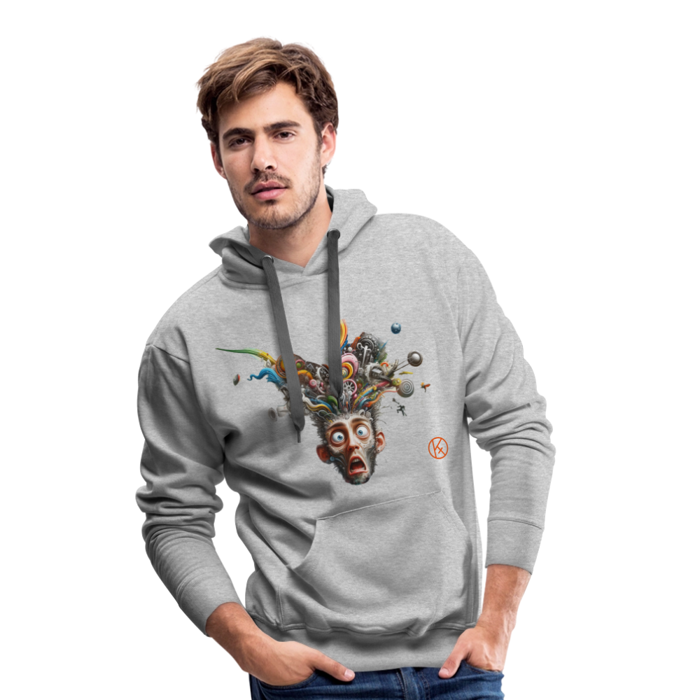 Showroom - Männer Premium Hoodie Spreadshirt - Grau meliert