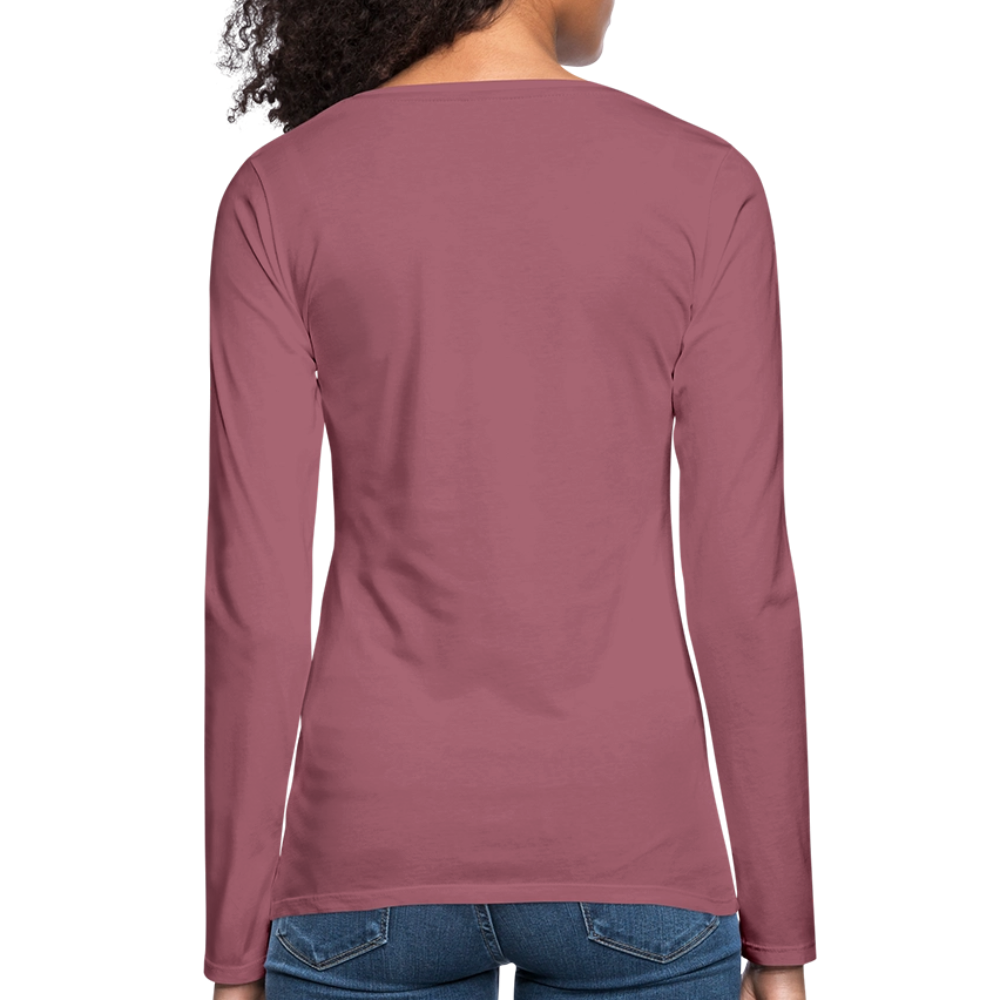 Showroom - Frauen Premium Langarmshirt - Malve