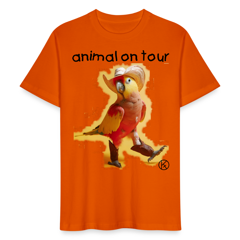 animal on tour-papagei - tierisches - Stanley/Stella Unisex T-Shirt - Tieforange
