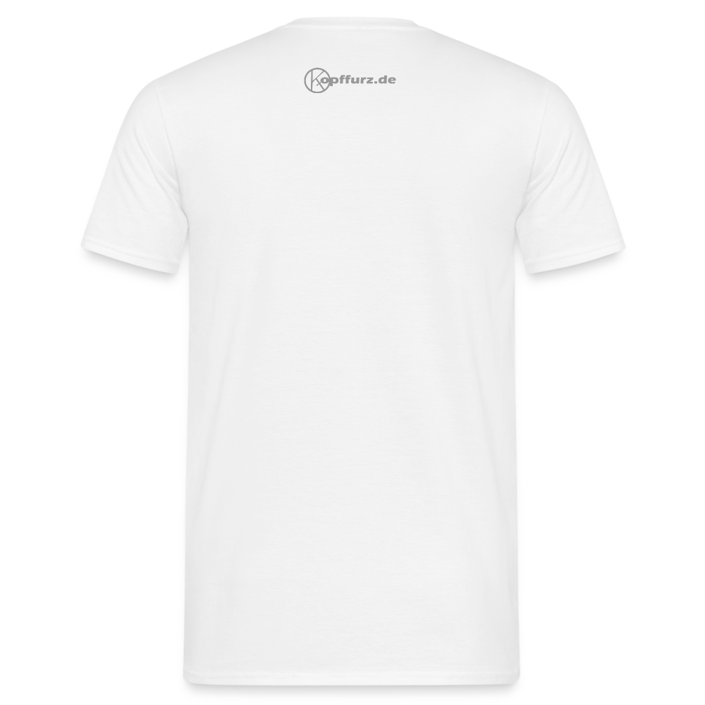 Guitar is my therapy - Männer T-Shirt - Weiß