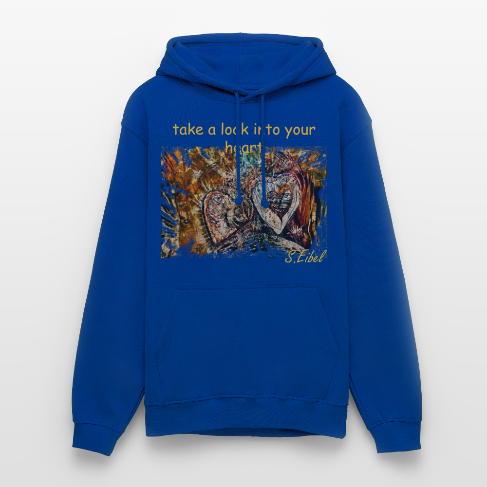 take a look into your heart - Unisex Hoodie - Royalblau