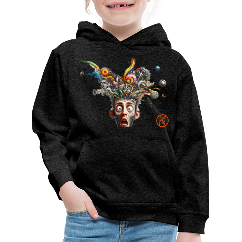 Showroom - Kinder Premium Hoodie Spreadshirt - Anthrazit