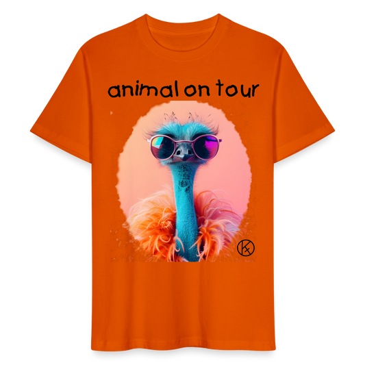 animal on tour-strauss - tierisches - Stanley/Stella Unisex T-Shirt CRAFTER - Tieforange