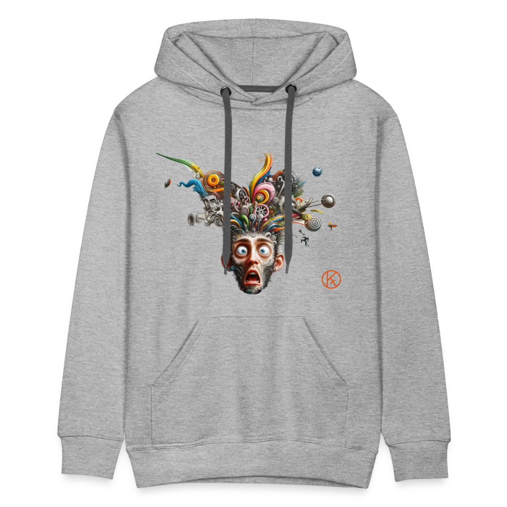 Showroom - Männer Premium Hoodie Spreadshirt - Grau meliert