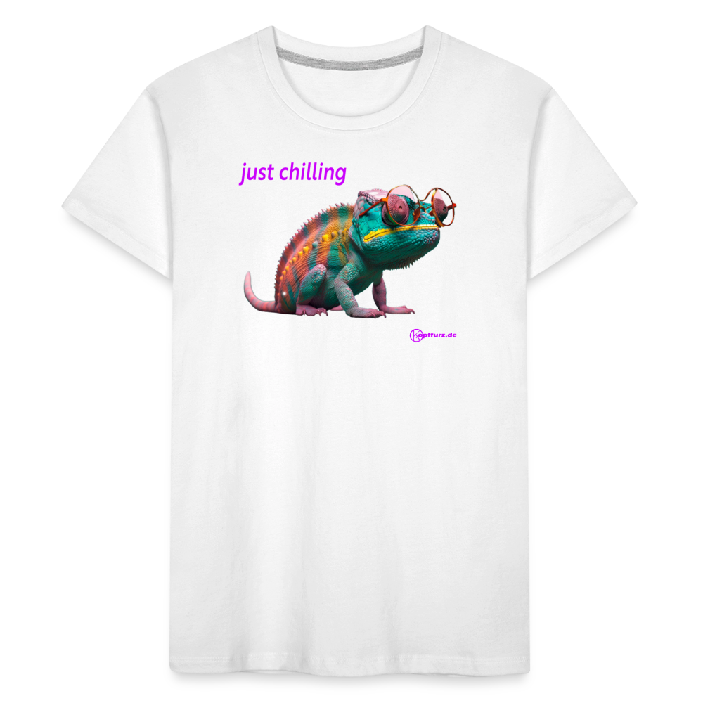 Teenager Premium Bio T-Shirt - Weiß