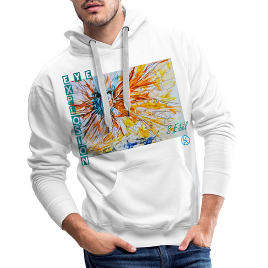 Eye Explosion - eibelartig - Palette - Männer Premium Hoodie - Weiß